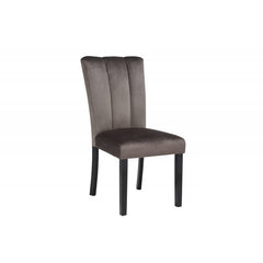 Cedar Brown Velvet Dining Chairs (Set of 2) Luxurious Dining Room Chair Set