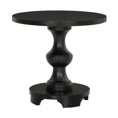 Caesar Traditional Round Pedestal End Table