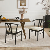 Lavin Wishbone Dining Chairs, Set of 2