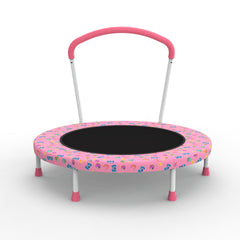 36inch Mini Trampoline for Kids Ages 1-6 Indoor Outdoor Trampoline with Handle Fun for Kids