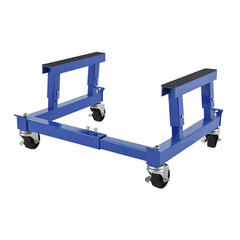 ATV Motorcycle Engine Cradle Dolly, Motorcycle Dolly, Engine Stand, Four Wheeler Cycle Engine Cradle Dolly , Heavy Duty Racks for Motorcycle Maintenance, Blue