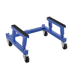 ATV Motorcycle Engine Cradle Dolly, Motorcycle Dolly, Engine Stand, Four Wheeler Cycle Engine Cradle Dolly , Heavy Duty Racks for Motorcycle Maintenance, Blue