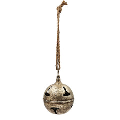 D6" Bell Hanging Ornament, Decorative Hanging Ball Christmas Tree Ornaments for Holiday Party Decorations, Set of 2