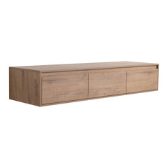 60" Bathroom Cabinet,Soft Close Drawer,Float Mounting Design (Only Vanity, Without Sink)
