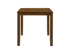 Beautiful Cherry Color Counter Height 1Pc Dining Pub Height Square Table Dining Room Wooden Furniture