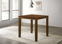 Beautiful Cherry Color Counter Height 1Pc Dining Pub Height Square Table Dining Room Wooden Furniture