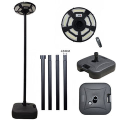 Solar Energy/Power Circular UFO Street Lamp ,LED Solar Garden Lights, Solar Lights for Outside,Highway Lighting,Household Courtyard,Rural Construction and Street Light Pole --( Include Pole)
