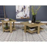Runnion Mango Brown 2-piece Coffee and End Table Set