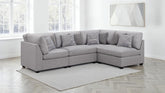 Lafayette Grey 4-piece Upholstered Sectional Sofa