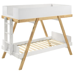 Hicks White Twin Over Twin Bunk Bed