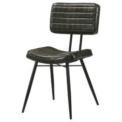 Molly Espresso Upholstered Dining Chair (Set of 2)