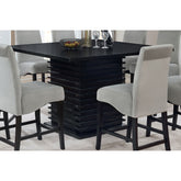 Giannis Contemporary Pedestal Counter-Height Dining Table