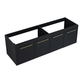60 Inch Wall-mounted Bathroom Vanity (Only the Cabinet Body, No Top Sink)-BVB09160BCT