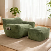 Bean Bag Chair for Adults, Oversized Comfy Beanbag Living Room Lazy Sofa for Bedroom & Dorm