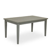 1pc Gray Color Rectangular Shape Table Dining Room Wooden Furniture