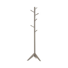 Grey 6-Hook Coat Rack