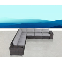 Complete Outdoor Lounge Set with Cushions – No Assembly Required