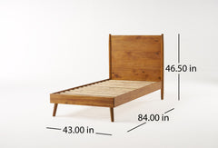 Cohron Solid Wood Platform Bed (TWIN XL BED)