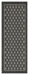 Sunshine GC_HAR2008 Anthracite 7 ft. 10 in. x 10 ft. 3 in. Indoor/Outdoor Area Rug