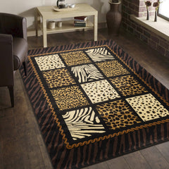 Tribes GC_YLS4012 Multi 7 ft. 10 in. x 10 ft. 3 in. Animal Print Area Rug