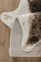 Hide GC_CHD1002 Brown 5 ft. x 7 ft. Area Rug