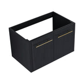 30 Inch Wall-mounted Bathroom Vanity (Only the Cabinet Body, No Top Sink)-BVB09130BCT