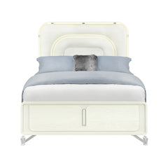 Nora Beige Queen Bed With LED