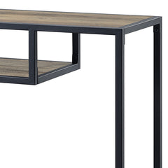 Idella Rustic Oak & Black Finish Sofa Table