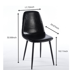 1+4,5pieces dining set, Table metal leg Mid-century Dining Table for 4-6 people With MDF Table Top, Pedestal Dining Table, End Table Leisure Coffee Table