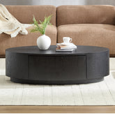 Modern Luxury Oval Coffee Table, Elegant Living Room Accent Piece