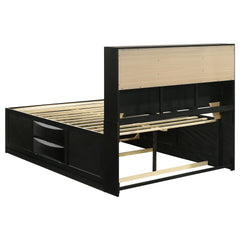 Isabel Black 5-piece Storage Bedroom Set