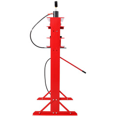 30 Ton Air Hydraulic Shop Press With Gauge,H-Frame Garage Floor Adjustable Shop Press,Red