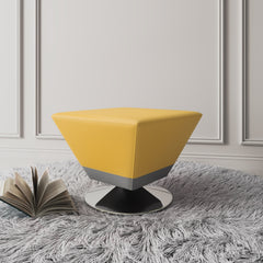 Accent Ottoman in Yellow