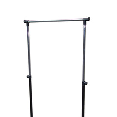 66" Tall Metal Coat Rack with Black finish