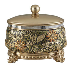 9 Inch Chrysanthemum Resin Jewelry Box