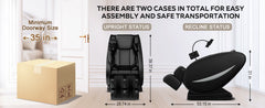 Massage Chair Recliner with Zero Gravity with Full Body Air Pressure