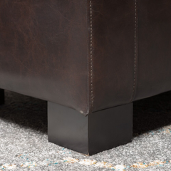 Large 51" Storage Ottoman, Tufted Storage Bench for Living Room, Entryway, or Bedroom