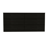 6 Drawer Double Dresser Tronx, Bedroom, Black