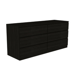 6 Drawer Double Dresser Tronx, Bedroom, Black
