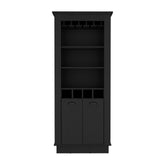 Bar Cabinet Provo, Living Room, Black
