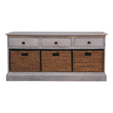 Acid Wash Basket Storage Cabinet