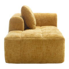 UNITED WE WIN Chenille Loveseat Sofa,Minimalist Modular Couches Sleeper for Living Room Bedroom Apartment Lounge