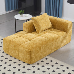 UNITED WE WIN Chenille Loveseat Sofa,Minimalist Modular Couches Sleeper for Living Room Bedroom Apartment Lounge