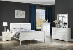 Louis Phillipe White Finish Full Size HB Box-1 R