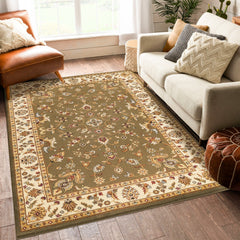 Classic GC_VIN5008 Green 10 ft. 6 in. x 14 ft. 6 in. Area Rug
