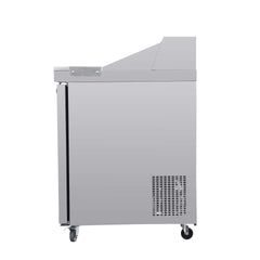 48" Coolchef Mega Top Refrigerated Sandwich Prep Table.NSF, ETL & DOE Certified.Energy-Efficient.Commercial-Grade Stainless Steel.Easy Maintenance