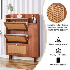 The modern minimalist MDF shoe cabinet, suitable for a variety of styles including Nordic, and industrial