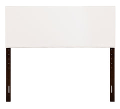 Elegant White Casual Full Headboard