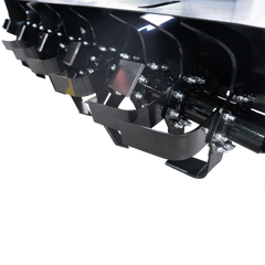 72" Skid Steer Attachments Soil Cultivator Light Duty Hydraulic Roto Tiller