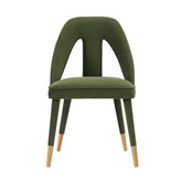Dining Chair in Olive Green